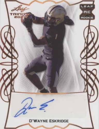 2021 Leaf Trinity D'Wayne Eskridge #BA-DWE