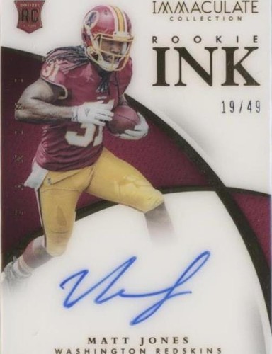 2015 Panini Immaculate Collection Matt Jones #RI-MJ