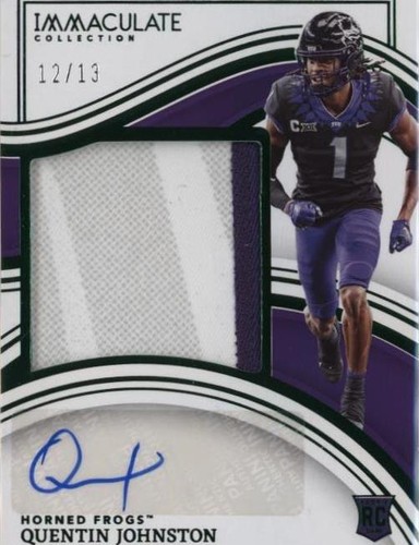 2023 Panini Immaculate Collection Collegiate Quentin Johnston #12