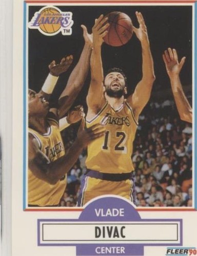 1990-91 NBA HOOPS #154 VLADE DIVAC ROOKIE CARD - LOS ANGELES