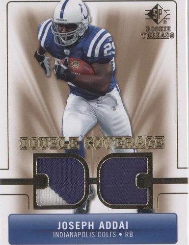 2007 SP Rookie Threads Joseph Addai #DC-JA