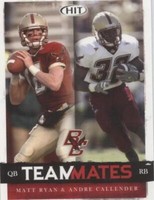 2008 SAGE Hit Andre Callender Matt Ryan #52