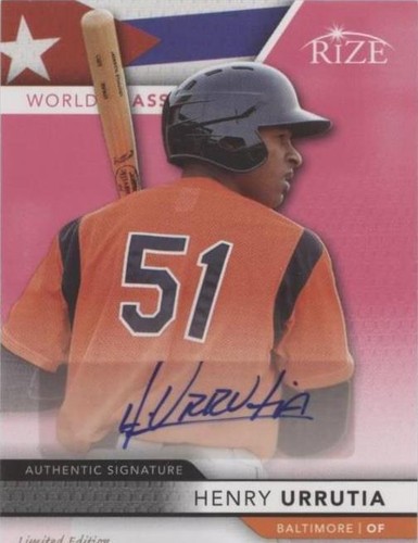 2013 Leaf Rize - Henry Urrutia #WC-10