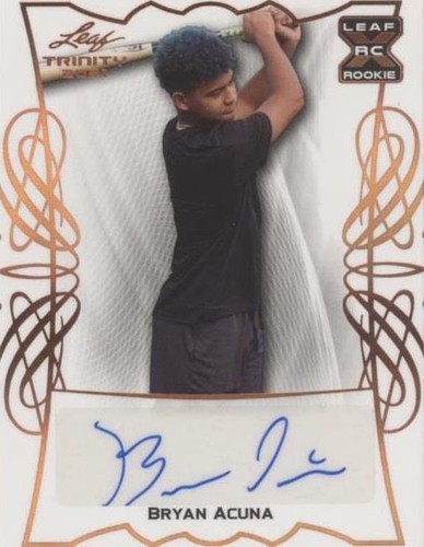2021 Leaf Trinity - Bryan Acuna #BA-BA1