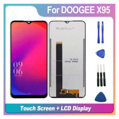 LCD Display Touch Screen with Digitizer Full Assembly For Doogee X95 Replacement