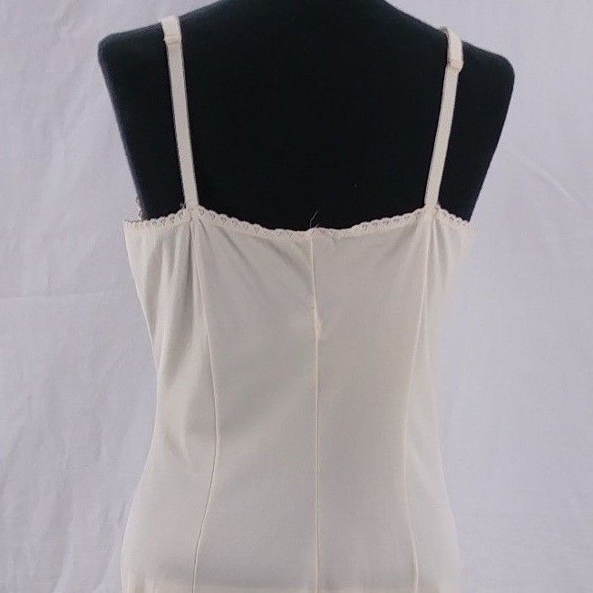 Large Full Slip Petticoat Ivory Gaymode Vintage JC Penney USA Made