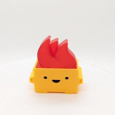 3D Printed Dumpster Fire - Small Size
