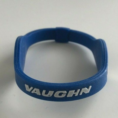 Rubber Silicone VAUGHN Goalie Hockey Blue Bracelet Balance / Stabilizer