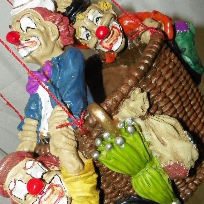 VERONESE TRIO CLOWN IN AIR BALLOON 1993- VERY RARE FIND!!