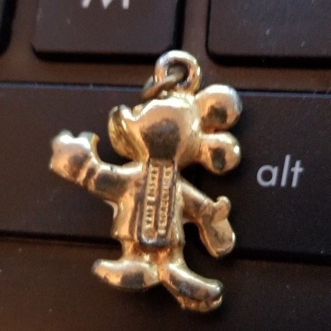 Vintage Mickey Mouse Pendant Walt Disney Productions Nice Offering