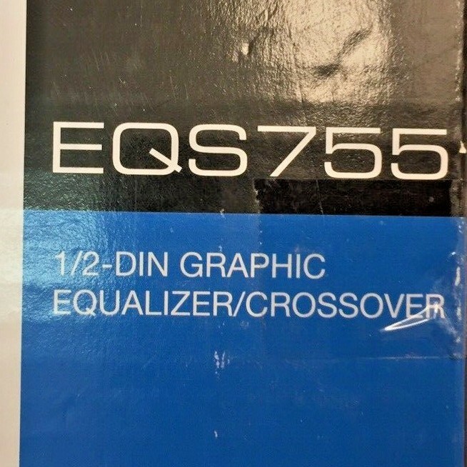 Clarion EQS755 1/2-Din Graphic Equalizer/Crossover