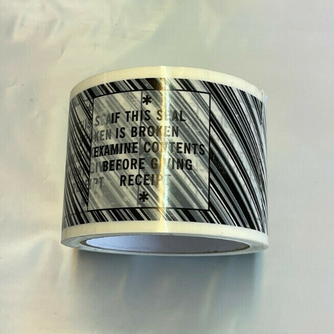 Printed Tape "If Seal is Broken Examine Contents" 3"W x