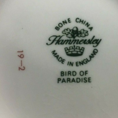 Hammersley Bird Of Paradise Pink Blue Yellow Green Mug 3 1/4