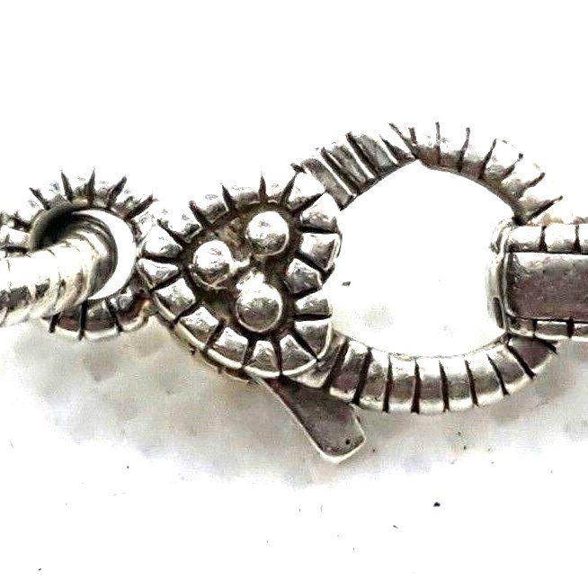 Judith Ripka Sterling & 18K Yellow Gold Diamond  Pave Athena Bracelet  8 1/2 