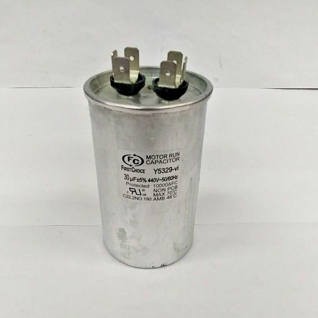 Lennox First Choice, Y5329, 30MFD 30uF +5% 440V Round