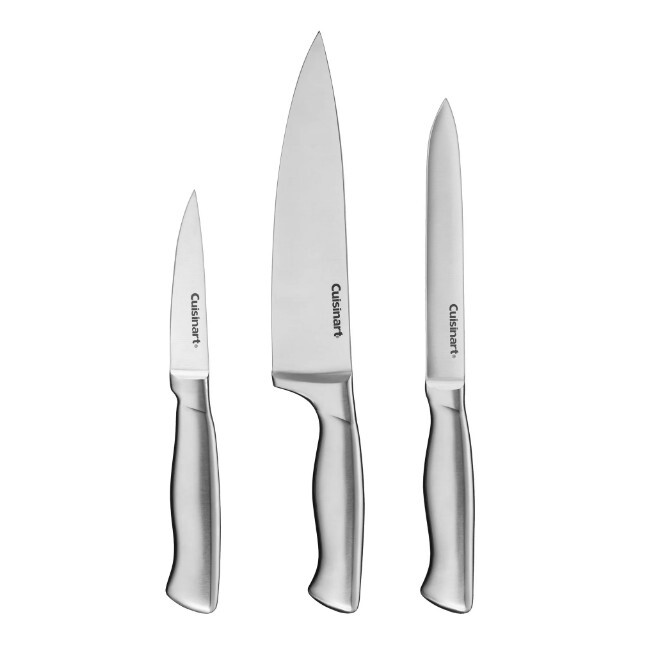 Cuisinart Stainless Steel 3-Piece Chef Knife Set