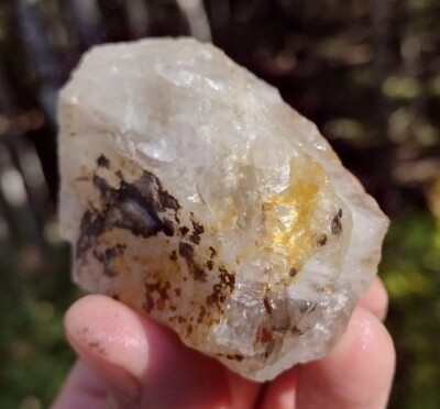GOLD AURA AZEZTULITE RARE BEAUTIFUL NATURAL HIGH VIBRATION CRYSTAL *2