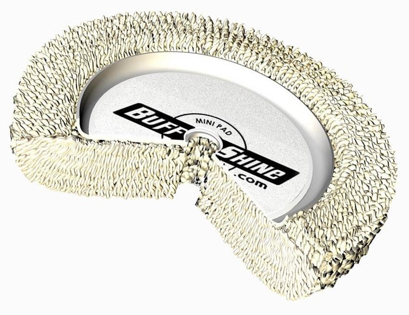 BUFF AND SHINE 3” WOOL CUTTING PAD 2 PER PACK