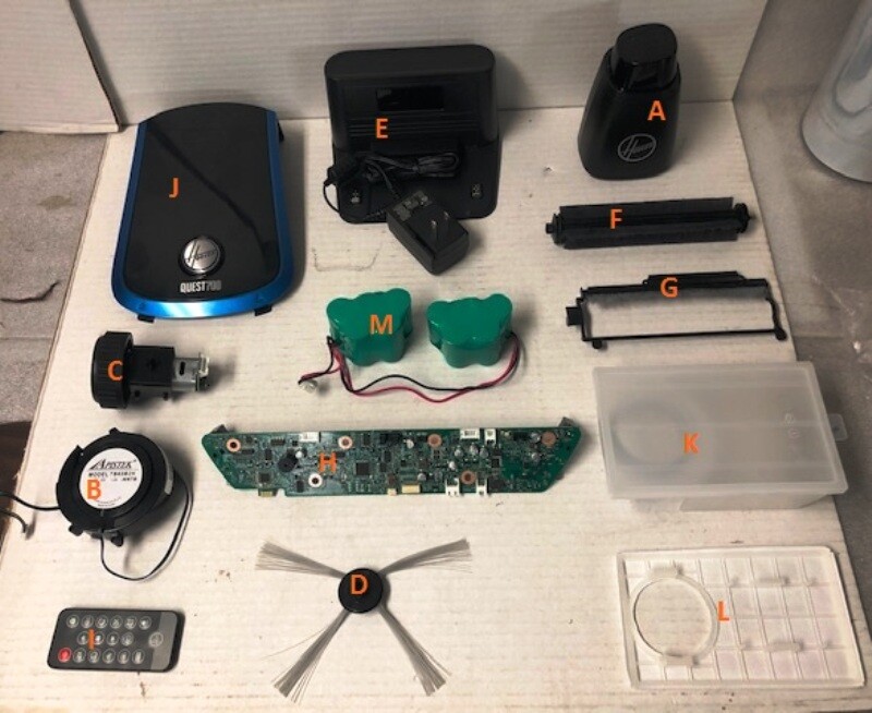 Genuine Hoover Quest 700 Robotic Vacuum Tested Working