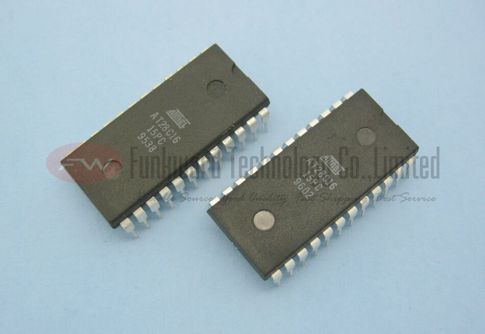 AT28C16 15PU Atmel 16K (2Kx8) Parallel EEPROM AT28C16 15PU Atmel 16K