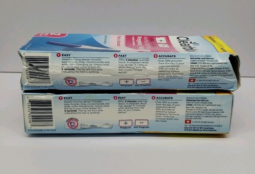Clearblue Rapid Detection Pregnancy Test 2 Tests Each (2 Pack) Exp 9/19
