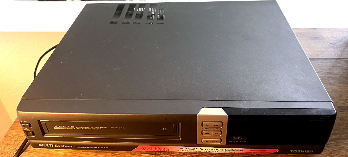 Toshiba Rare Video Cassette Multisystem Recorder V-980MS Toshiba Rare Video Cassette Multisystem Recorder V-980MS