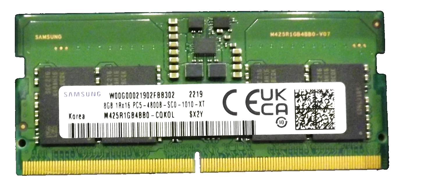 メモリ 8GB×2枚 計16GB SAMSUNG DDR4 送料無料 Samsung DDR5-4800 8GBx2枚 計16GB ノート用メモリ 動作確認済み