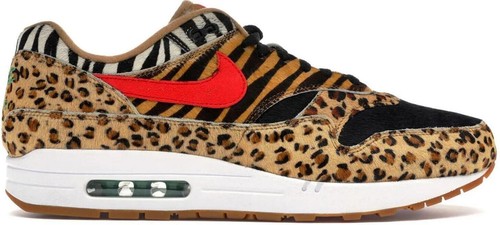 Kartoon atmos Nike Air Max 1 DLX 28㎝ Nike Air Max 1 DLX x Atmos Animal Pack 2.0 2018 Wheat Sport Red