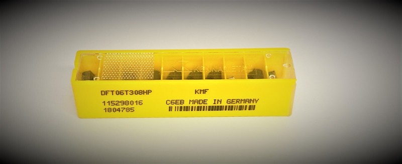 10st Kennametal Wendeplatten  Dft 06t308hp Kmf  Wendeschneidplatten