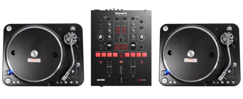 (2) Audio Technica AT-LP1240-USBXP Direct-Drive Pro DJ Turnt