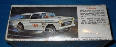 AMT 55 NOMAD Chevy Wagon T 289-Stock-Custom-Gasser-FS Box-Model Car Swap Meet