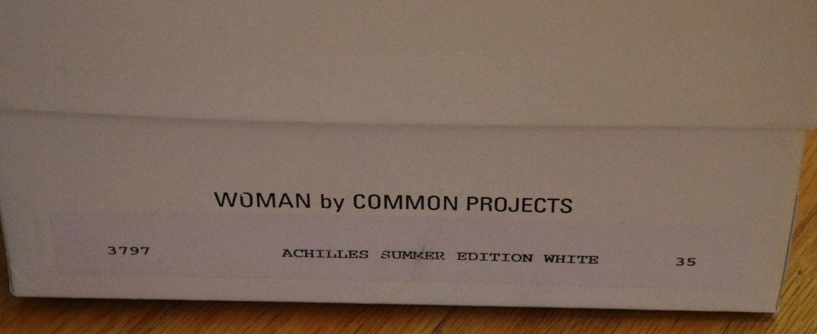 Pre-owned Common Projects Woman Achilles Low Summer White Size 35 / 5 Brand Sneakers