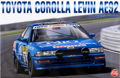 Toyota Corolla Levin AE92 '89 SPA 24 Hours 1:24 Model Kit Platz nunu PN24016