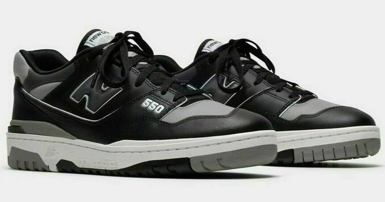 New Balance 550 Shadow / Marble Head - Mens Size 8.5 Black