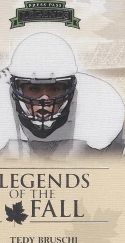 2011 Press Pass Legends Tedy Bruschi #LOF-14
