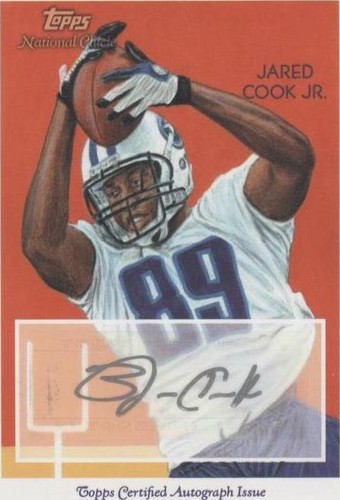 2009 Topps National Chicle Jared Cook #NCA-JCO