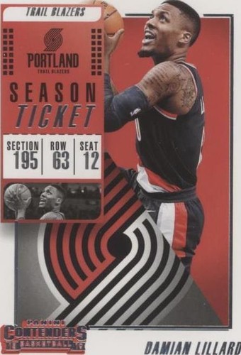 2018-19 Panini Contenders - Damian Lillard #85