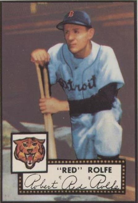 1983 Topps 1952 Reprint Series - Red Rolfe #296