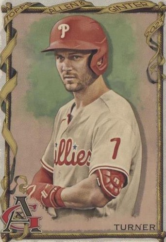 5シリ　topps wbc 2023 TREA TURNER  ターナー 2023 Topps Update Trea Turner Silver Pack Mojo Refractor