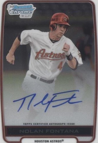 2012 Bowman Draft Picks & Prospects - Nolan Fontana #BCA-NF