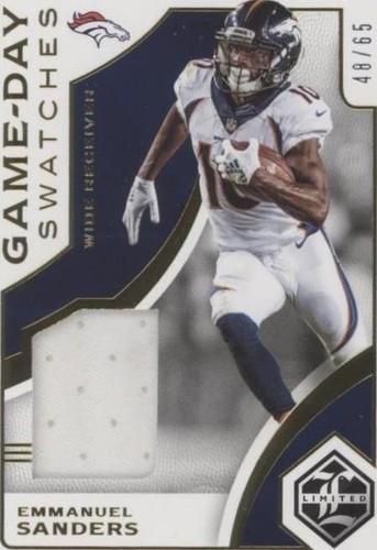 2018 Panini Limited Emmanuel Sanders #GDS-ES