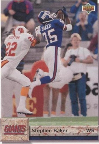 1992 Upper Deck Stephen Baker #124