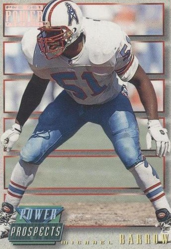 1993 Pro Set Power Micheal Barrow #PP33