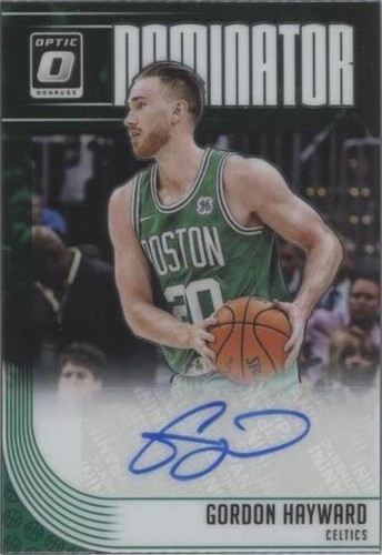 2018-19 Panini Donruss Optic - Gordon Hayward #DS-GHW