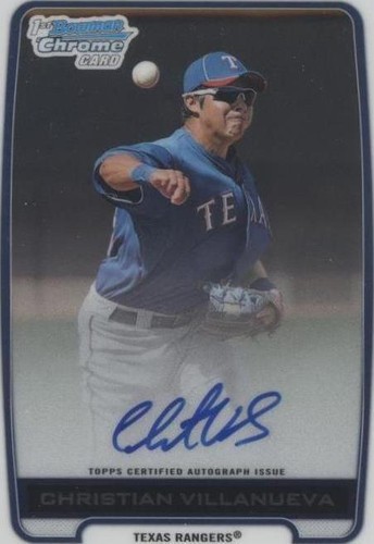 2012 Bowman Chrome - Christian Villanueva #BCA-CV