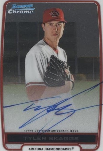 2012 Bowman Chrome - Tyler Skaggs #BCA-TS