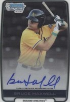 2012 Bowman Draft Picks & Prospects - Bruce Maxwell #BCA-BM