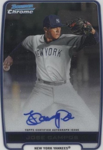 2012 Bowman Chrome - Jose Campos #BCA-JC