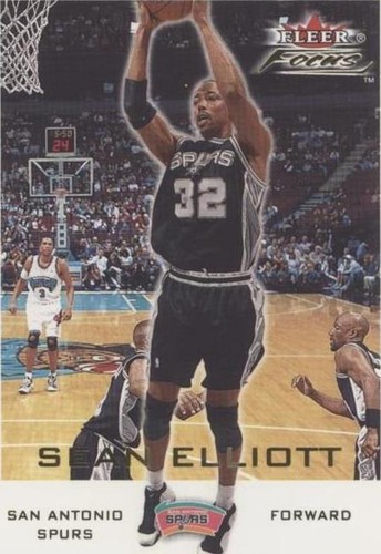 2000-01 Fleer Focus - Sean Elliott #100