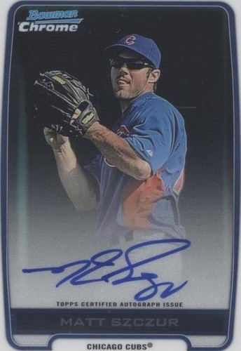 2012 Bowman Chrome - Matt Szczur #BCA-MS